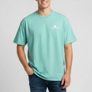 Crown & Ivy Mens 2XL Mint Green Graphic T-Shirt Southern Tradition Cotton Tee